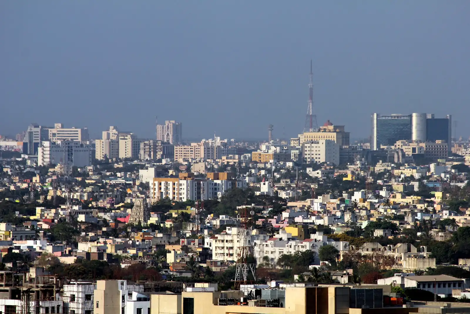Rooftops of Chennai