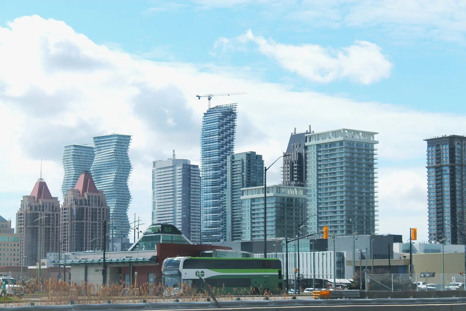 The towers of Mississauga City Centre
