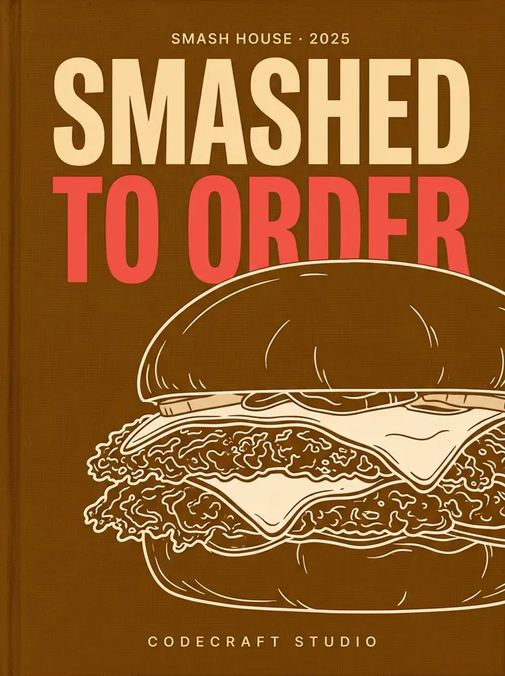 Smash House — the DevShutter case, bound as a book
