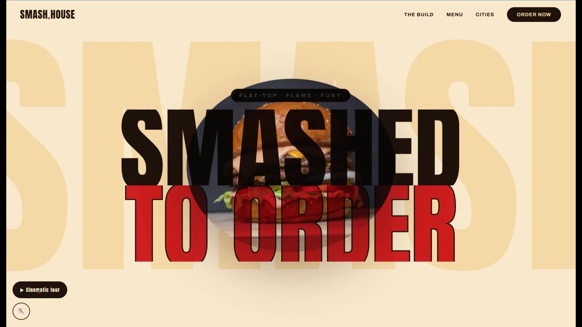 The Smash House website, designed and built by DevShutter